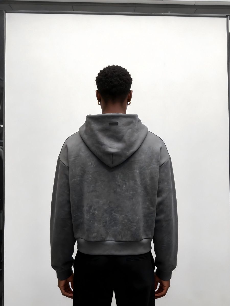 Slightly Cropped Zip-Up Hoodie — зураг 2